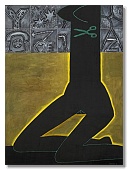 Černá bohyně, 1989, 162x120 cm, Galerie Středočeského kraje (GASK)